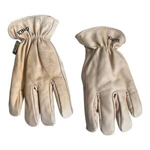 Kinco Leather Gloves Fleece Lined Men Medium Heatkeep Thermal Insulation